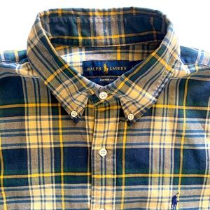 POLO RL Oxford Casual Dress Shirt Custom Fit